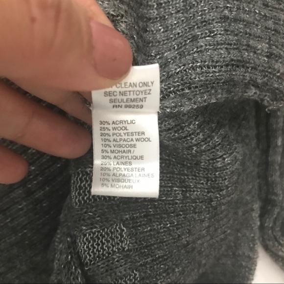 Vera Wang Lavender Label gray button cardigan - Picture 6 of 7